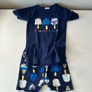 Hanna Anderson Star Wars Popsicle Pajamas 3T